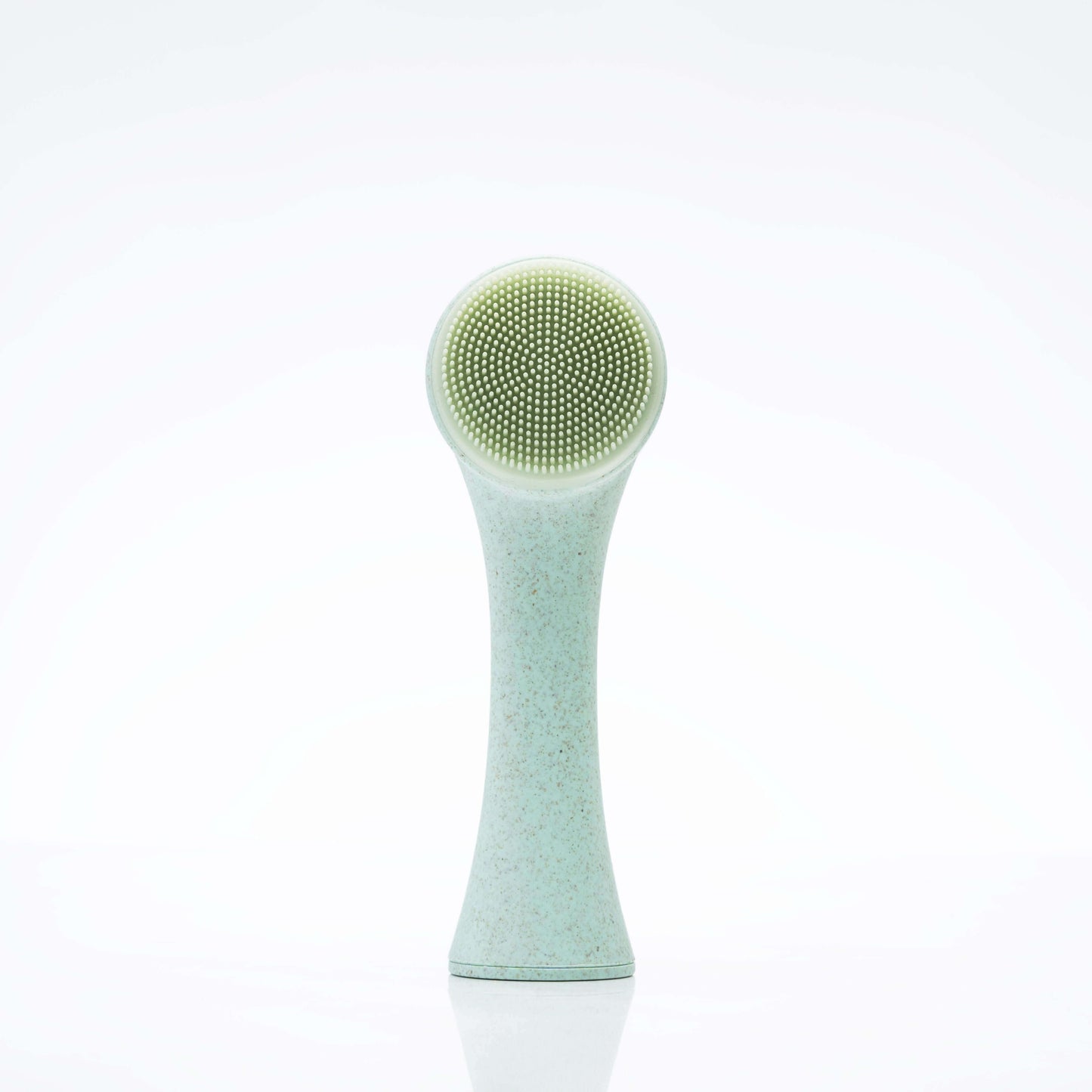 Carelika 3D massage brush for facial care with cleansing microfiber and silicone bristles, ideal for gentle skin cleansing.