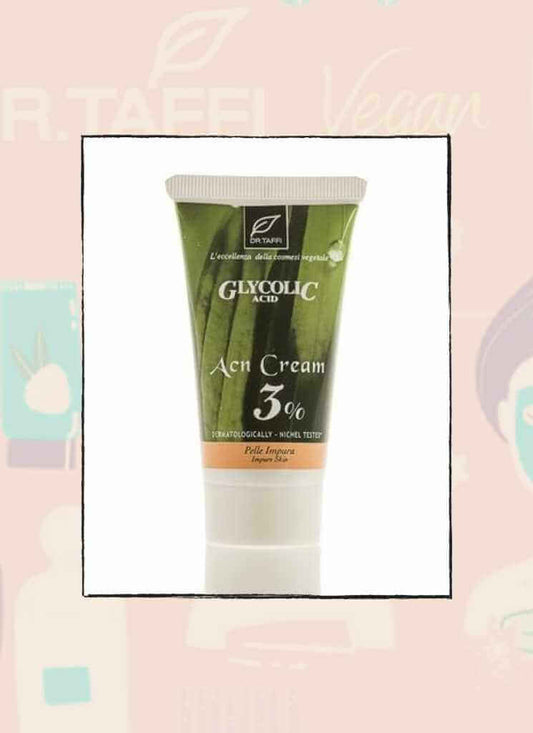 Dr Taffi Glycolic Acid Acne Cream 3% 50ml - Bahja Care