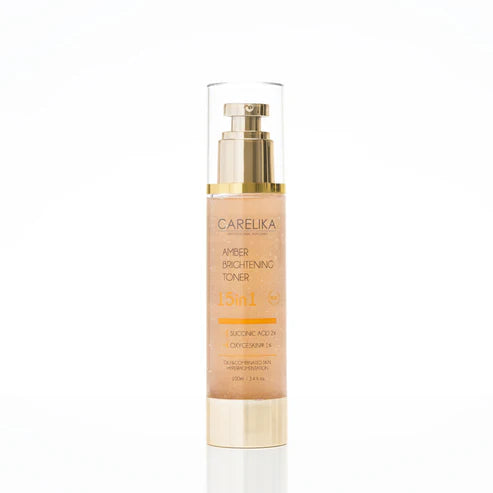 CARELIKA Amber Brightening Toner 15in1 (with Succinic Acid 2%) 100 ml - Bahja Care 