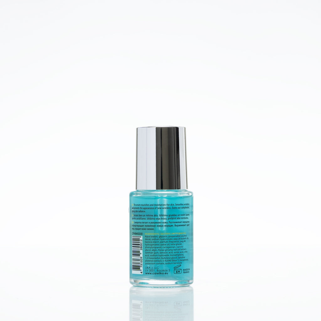Carelika Hydration Boost Marine Serum 30ml – texture and application