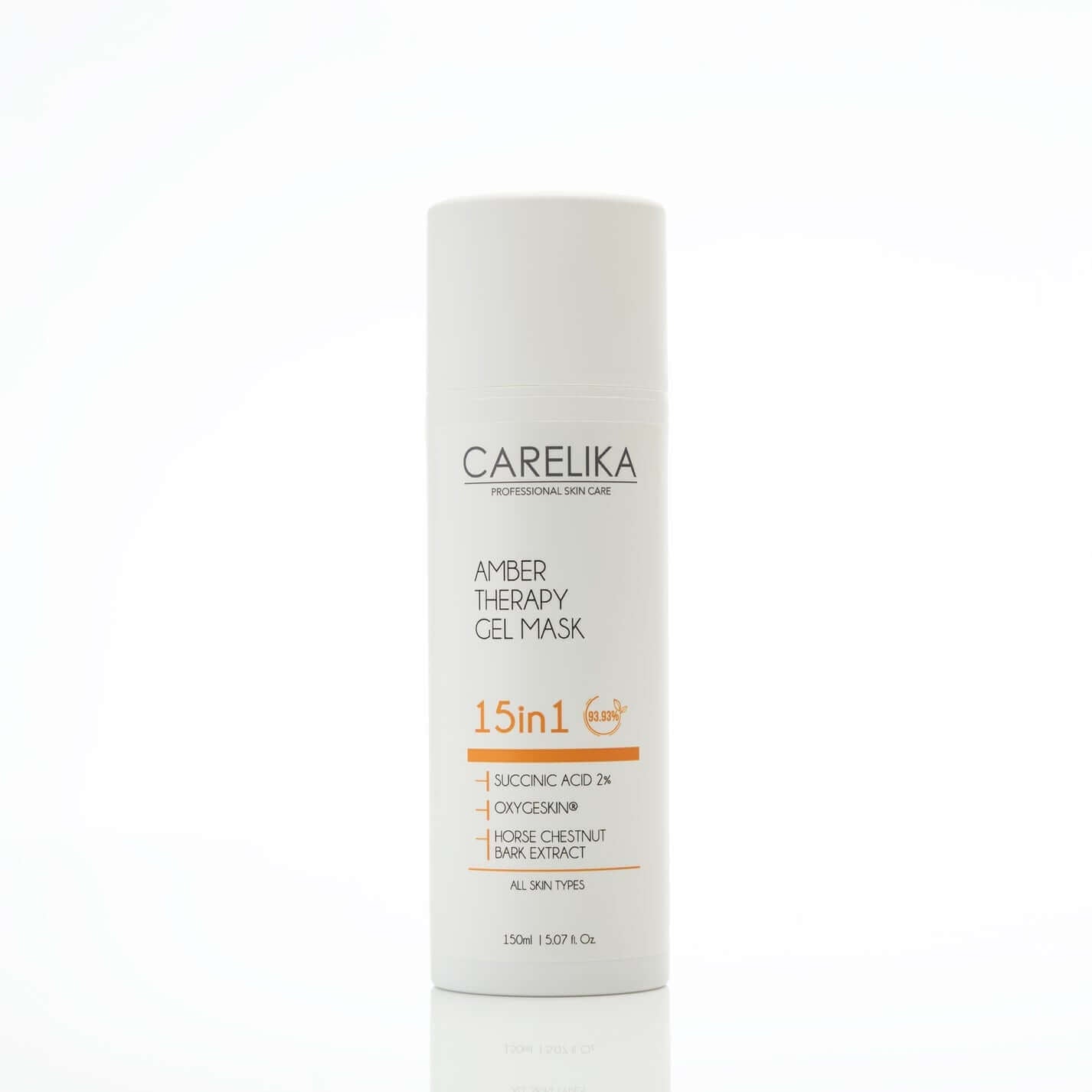 CARELIKA Amber Therapy Gel Mask 15in1 (with Succinic Acid 2%) 150 ml Cosmetics Acne and Oily Skin Treatment