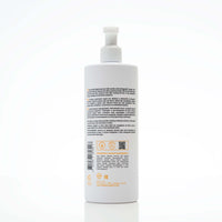 Back view of CARELIKA Amber Exfoliating Cleanser 15in1 with Succinic Acid 2% 500 ml showing product information.