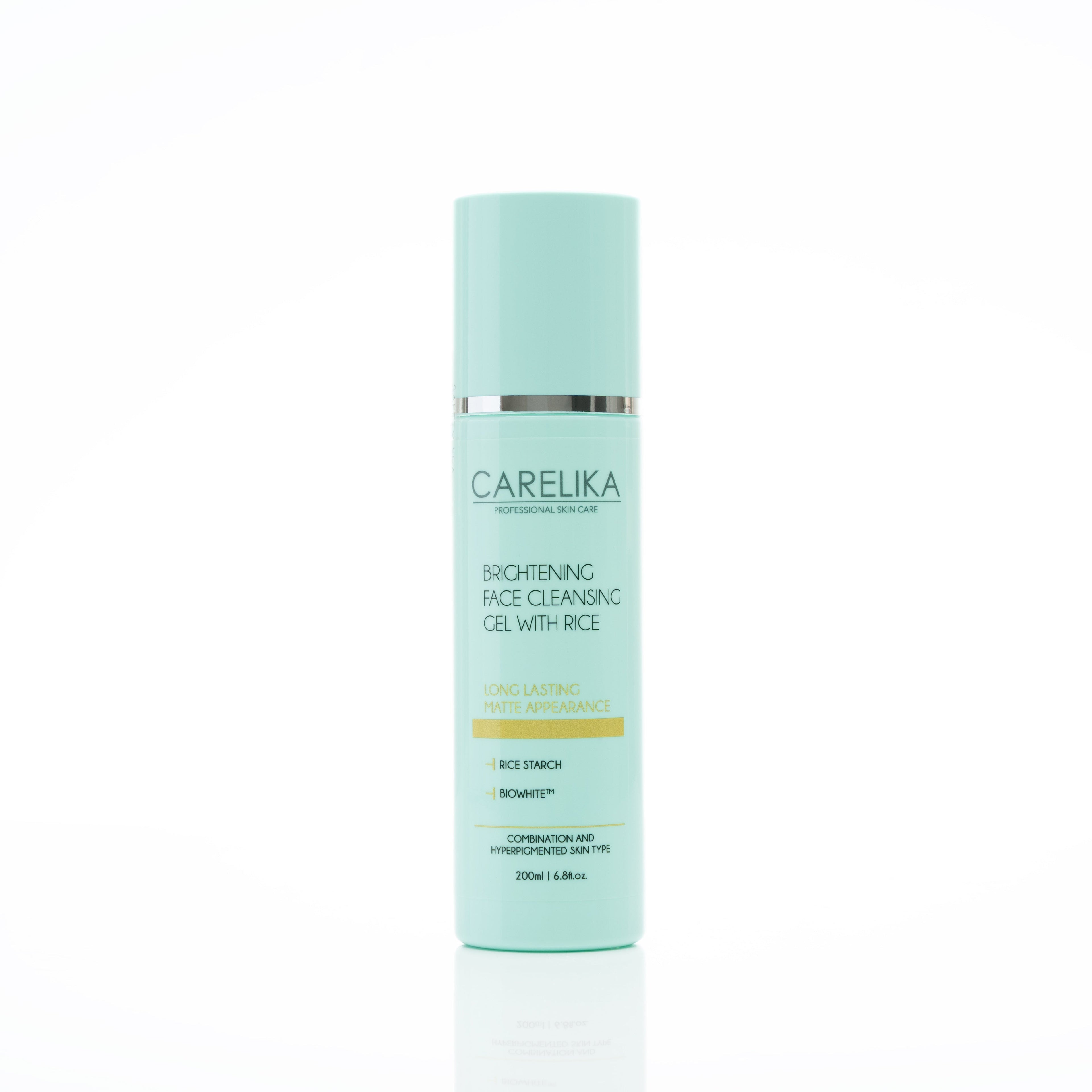 Carelika Brightening Face Cleansing Gel with Rice 200ml - front view