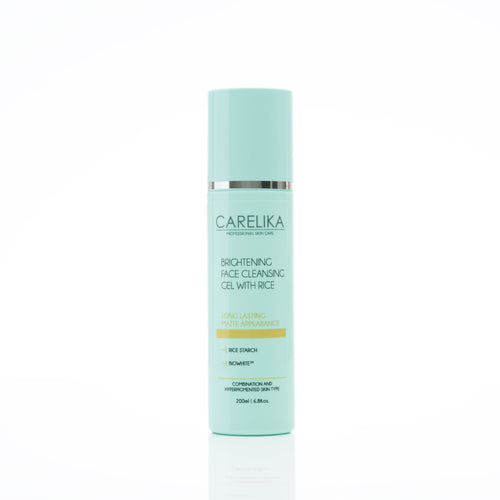 Carelika Brightening Face Cleansing Gel with Rice 200ml - front view
