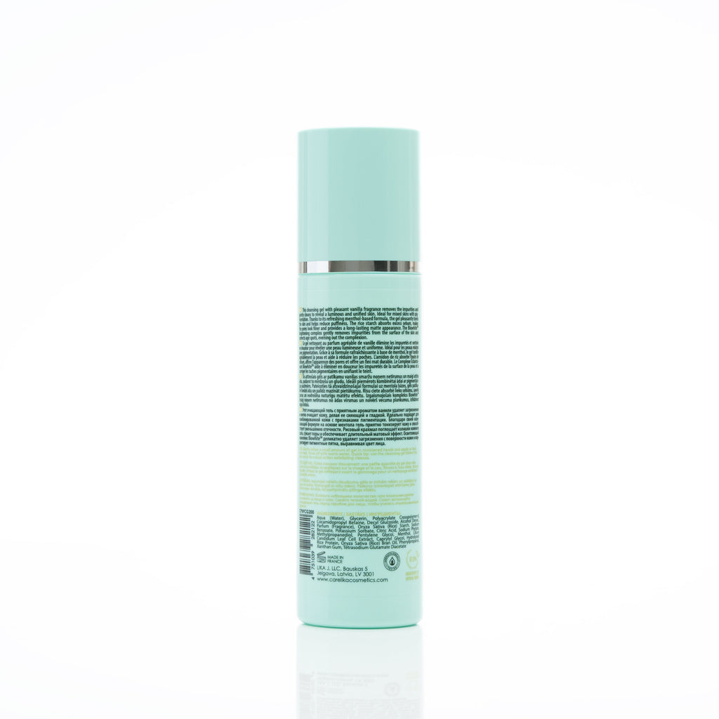 Carelika Brightening Face Cleansing Gel with Rice 200ml - side view