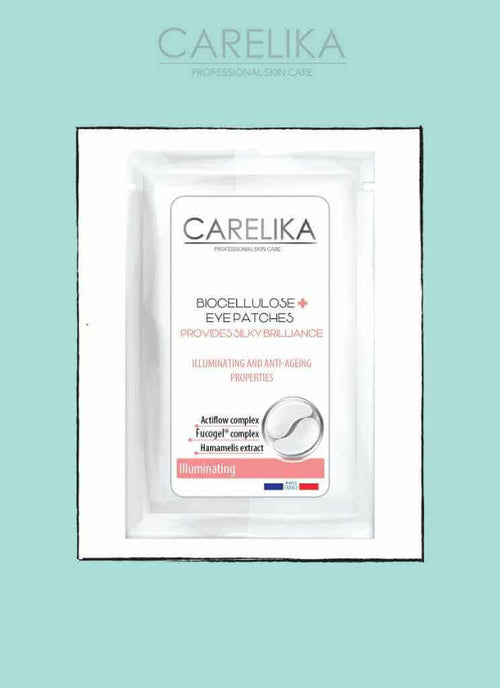Carelika Biocellulose Eye Patches Illuminating – front packaging