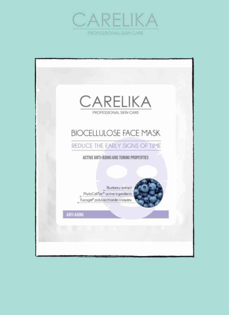 Carelika-Biocellulose Anti Age Face Mask 8 ml - Bahja Care 