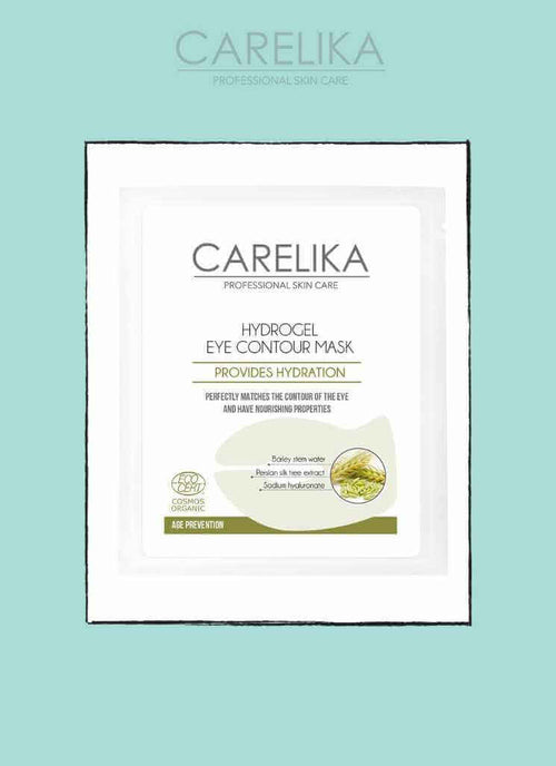 Carelika Age Prevention Hydrogel Eye Contour Mask – front packaging