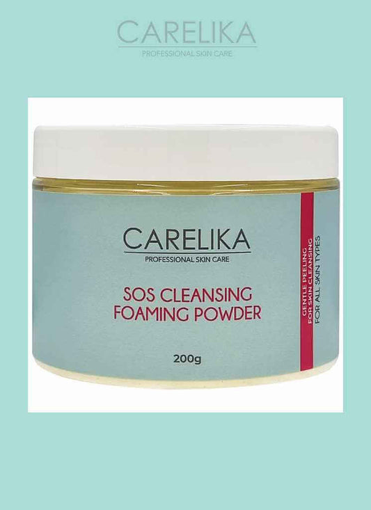 Carelika-SOS Cleansing Powder with niacinamide 200 g Cosmetics Carelika