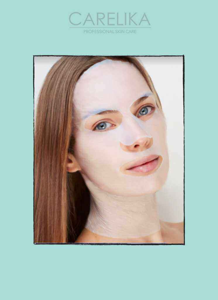 Carelika-Biocellulose Anti Age Face & Neck Mask 18 ml - Bahja Care 
