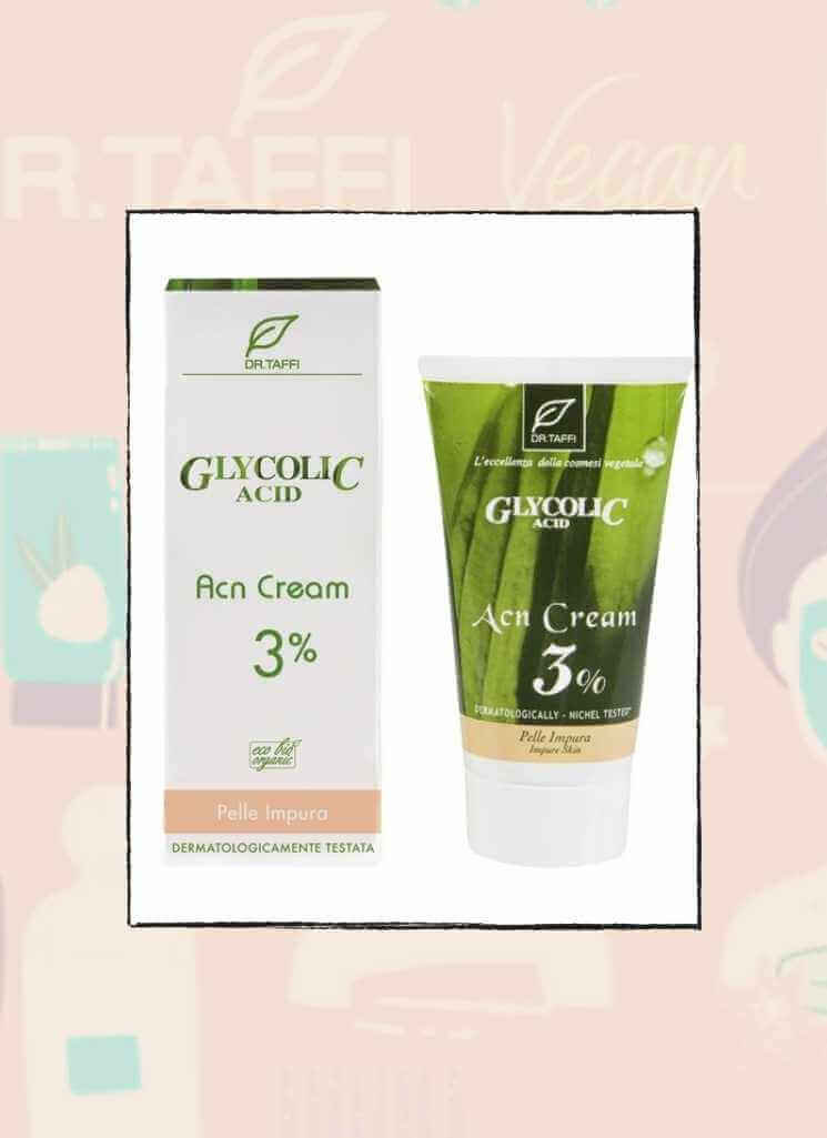 Dr Taffi Glycolic Acid Acne Cream 3% 50ml - Bahja Care 