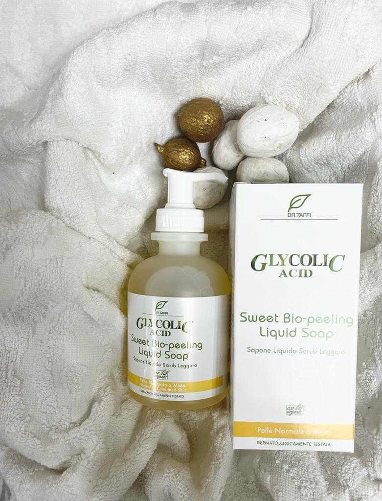 Dr Taffi Revitalizing Glycolic Liquid Face Soap 200ml - Bahja Care 