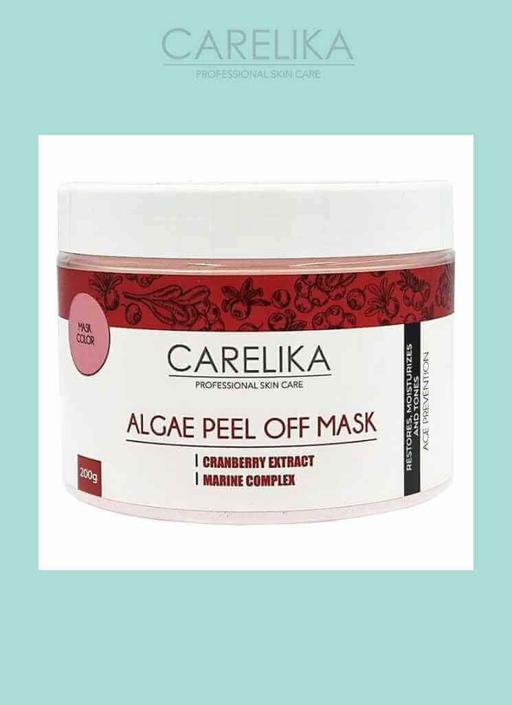 Carelika-Algae Peel Off Mask Cranberry Extract 200 g Cosmetics Anti-wrinkles and Anti-age