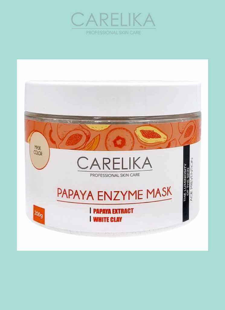 Carelika-Papaya Enzyme Mask 200 g Cosmetics Anti-wrinkles and Anti-age