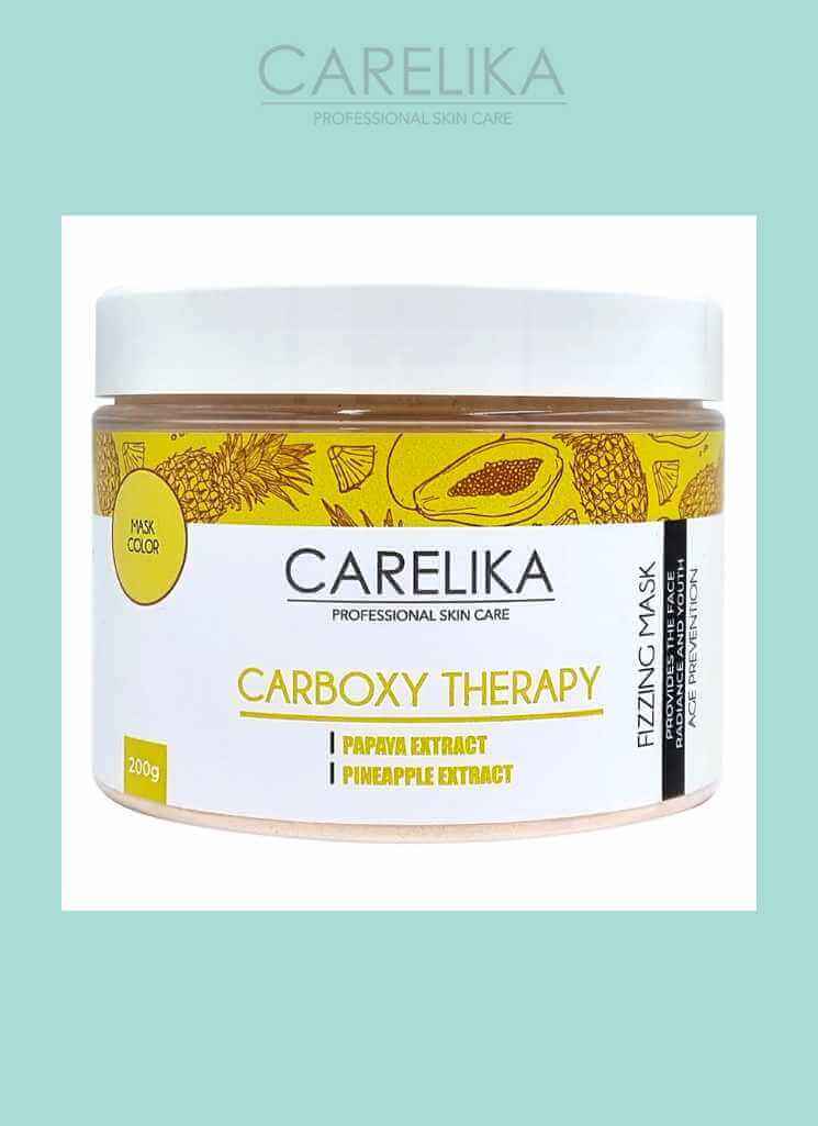 Carelika-Fizzing Mask Carboxy Therapy Masks 200 g Cosmetics Anti-wrinkles and Anti-age