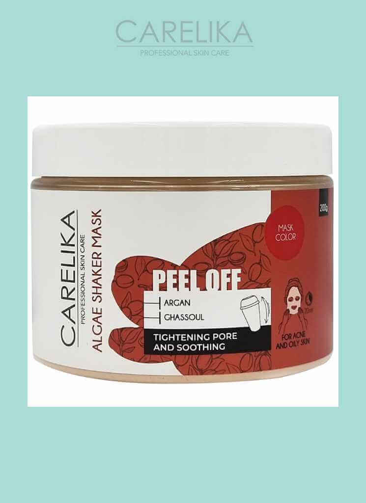 Carelika-Shaker Peel Off Mask Argan-Chassoul 200 g Cosmetics Acne and Oily Skin Treatment