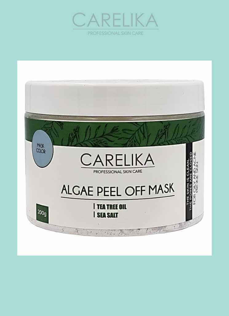 Carelika-Algae Peel Off Mask Tea Tree Oil 200 g Cosmetics Acne and Oily Skin Treatment