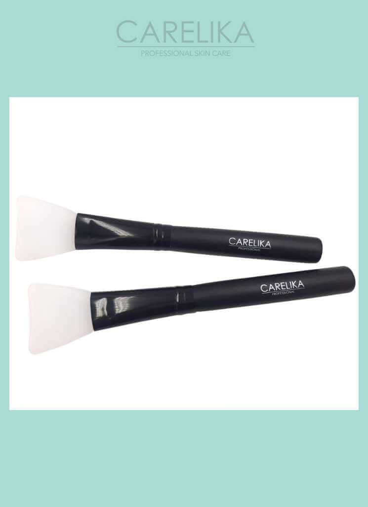 Carelika-Silicon brush for mask application white - Bahja Care 