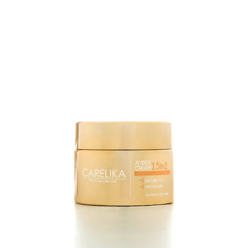 CARELIKA Amber Cream 15in1 Succinic Acid (with Succinic Acid 2%) 50 ml - Bahja Care 