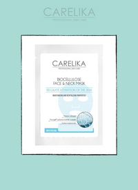 قناع مرطب للوجه والرقبة من Carelika-Biocellulose 18 مل