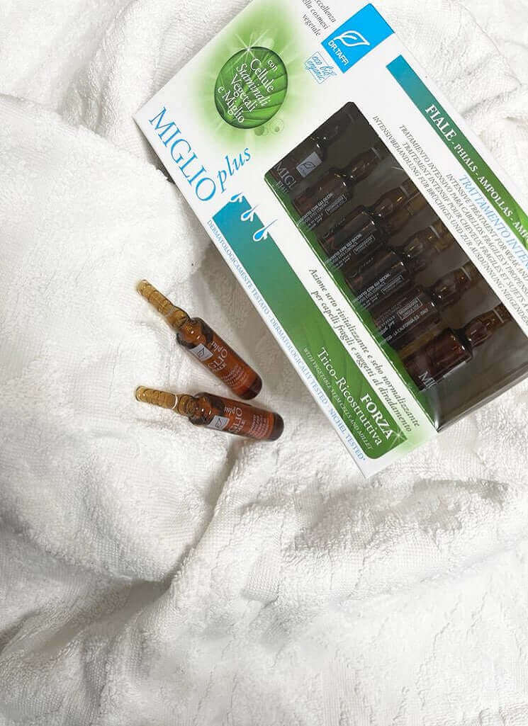 Dr Taffi Hair Ampoules prevent hair loss and regenerate hair (12 x 7ml) - Bahja Care 