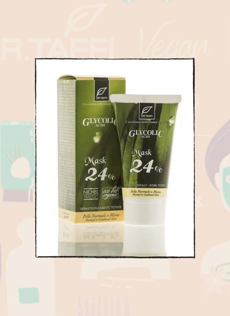 Dr Taffi Organic Glycolic Acid 24% Mask 50 ml - Bahja Care 