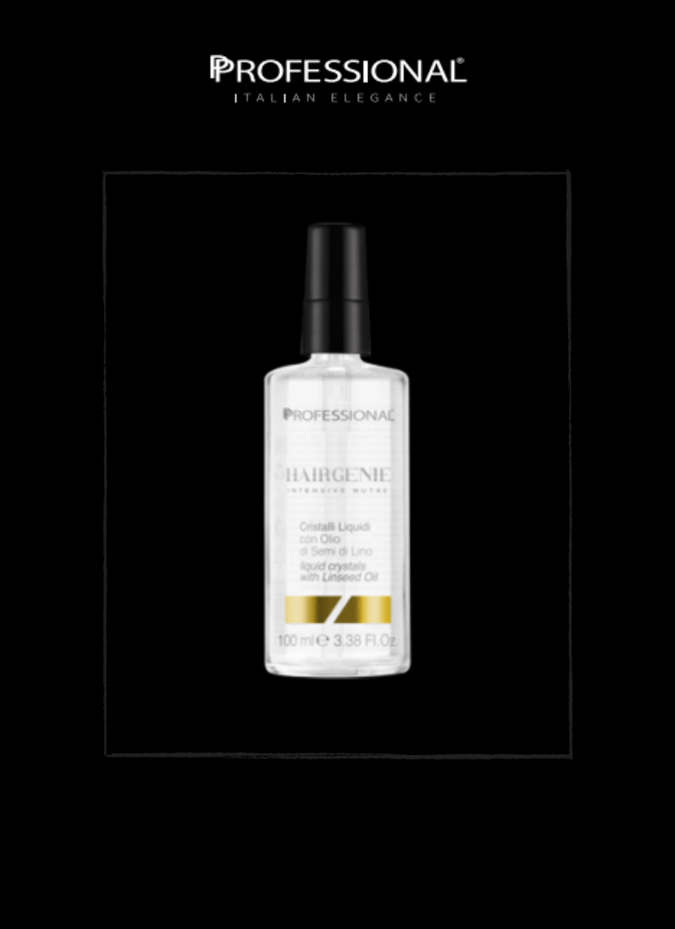 PROFESSIONAL HAIRGENIE INTENSIVE NUTRE CRYSTALS FLEXSEEDS 100 ML - Bahja Care 