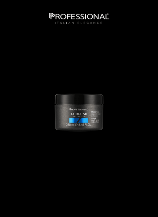 Professional Hairgenie Perfect Curl Mask 250 ml for defining and detangling curly hair with Ginger Extract.