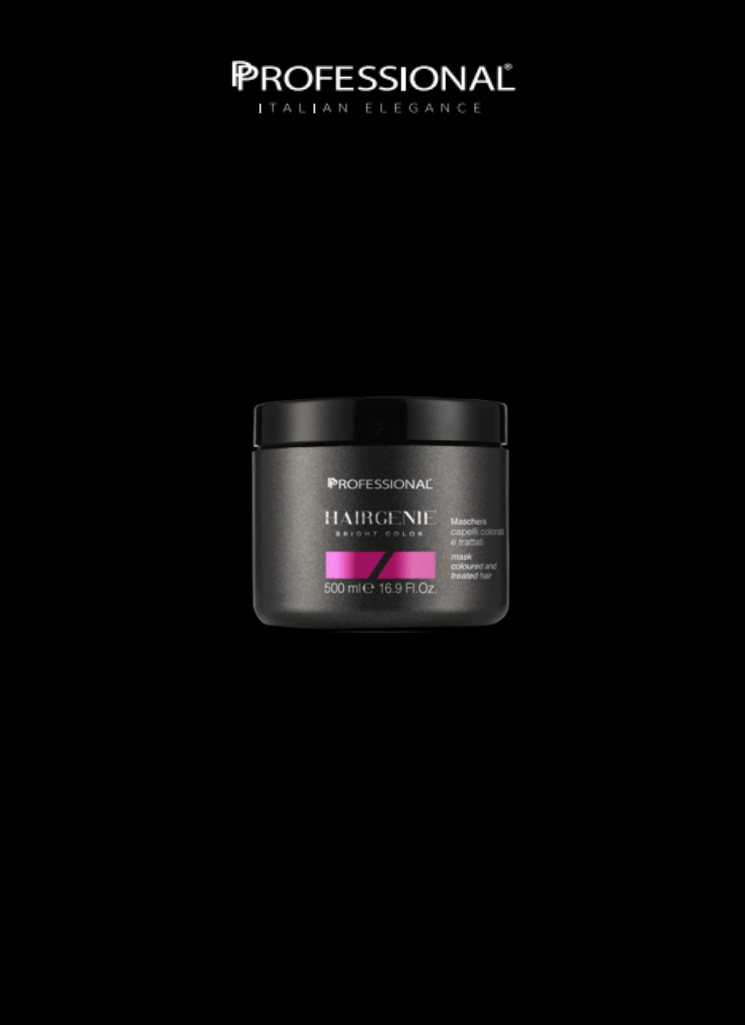 PROFESSIONAL HAIRGENIE BRIGHT COLOR MASK FOR COLOURED HAIR 500 ML - Bahja Care 